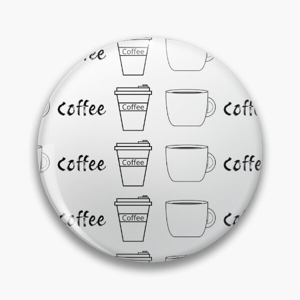 Item preview, Coffee Doodles Pattern designed and sold by Minimalist Quotes and Sayings.
