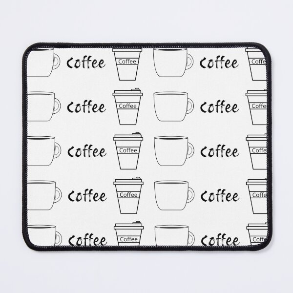 Item preview, Coffee Doodles Pattern designed and sold by Minimalist Quotes and Sayings.