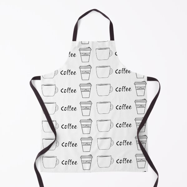 Item preview, Coffee Doodles Pattern designed and sold by Minimalist Quotes and Sayings.