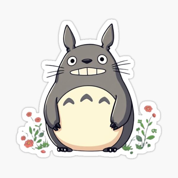Vista previa del artículo con la obra «Mi vecino totoro», diseñado y vendido por whatthefoxsays.