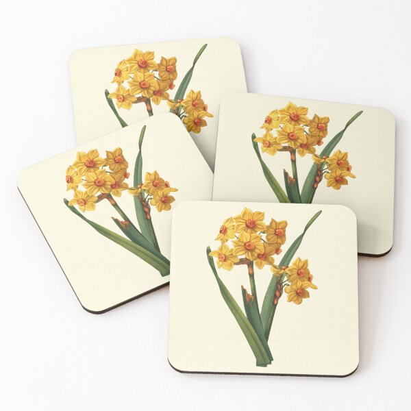 Item preview, Antique Yellow Narcissus Daffodil Flowers designed and sold by IrisAndIvy.