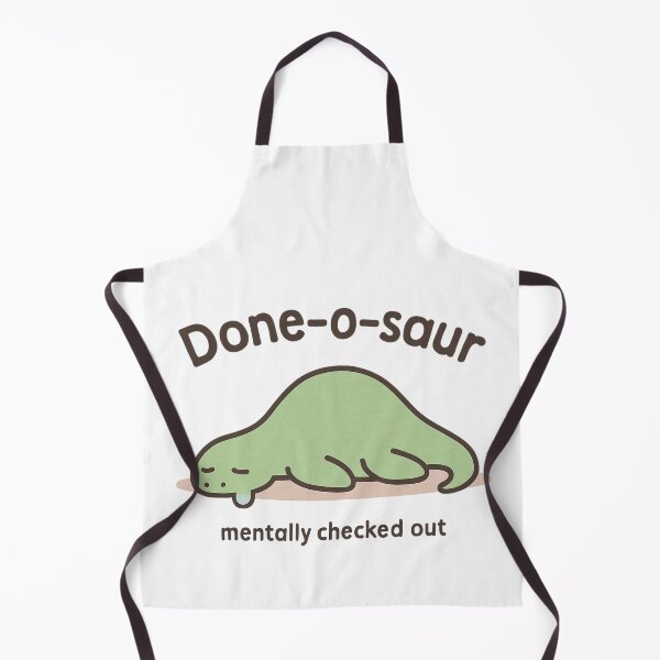 Item preview, Done-o-saur – Mentally Checked Out Dino designed and sold by KazyWeeb.