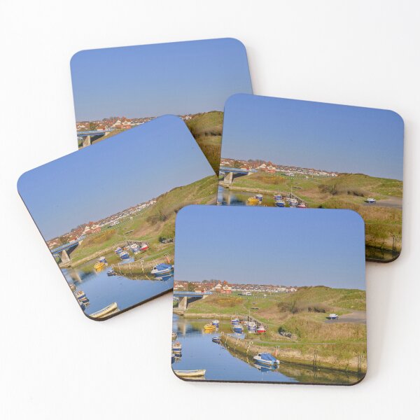 Item preview, Colorful Seaton Sluice Harbour Reflections designed and sold by Violaman.