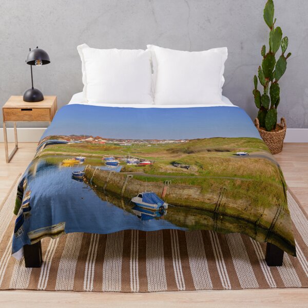 Item preview, Colorful Seaton Sluice Harbour Reflections designed and sold by Violaman.