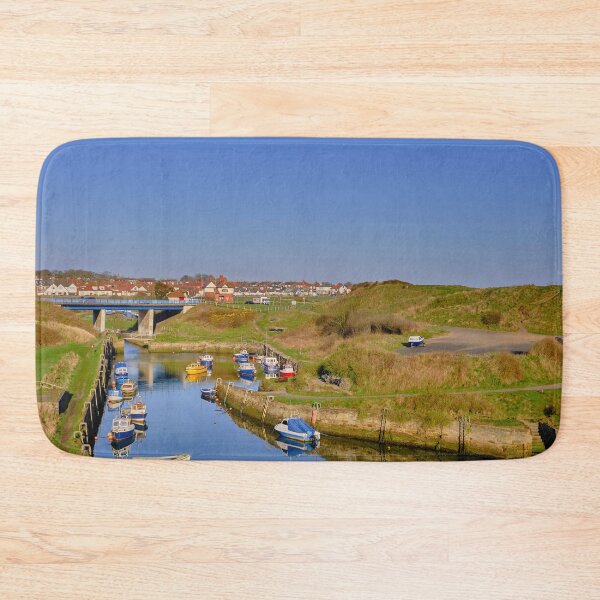 Item preview, Colorful Seaton Sluice Harbour Reflections designed and sold by Violaman.