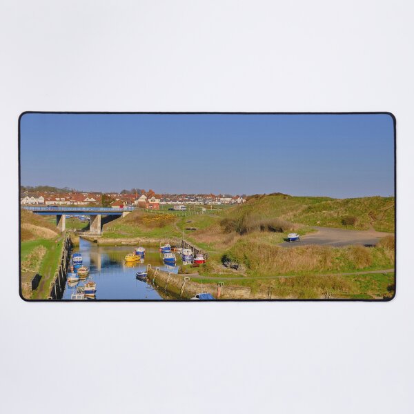 Item preview, Colorful Seaton Sluice Harbour Reflections designed and sold by Violaman.