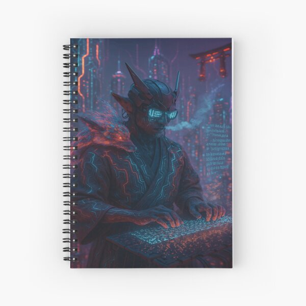 Item preview, Cyberpunk Kitsune Hacker designed and sold by DeMoNCodes.