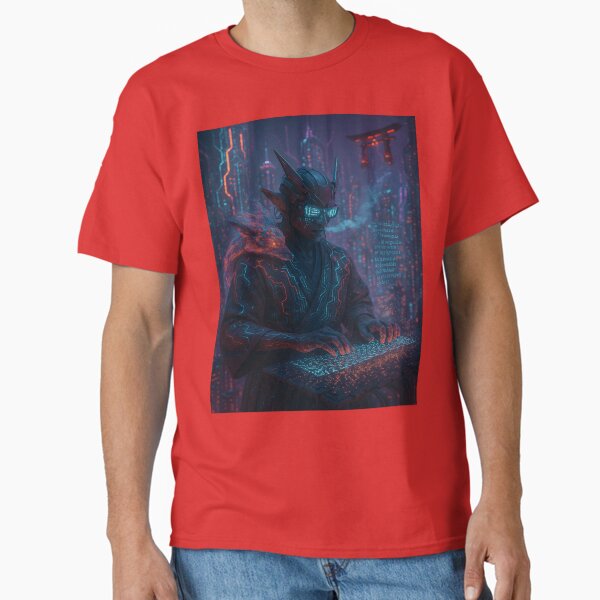 Item preview, Cyberpunk Kitsune Hacker designed and sold by DeMoNCodes.