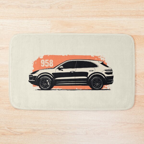 Artikelvorschau, Porsche Cayenne Linienillustration entworfen und verkauft von blackdogshop.