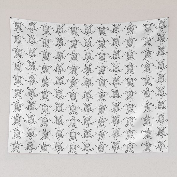 Item preview, Simpe, minimalist, turtle pattern, tropical creature, adorable turtle designed and sold by Minimalist Quotes and Sayings.