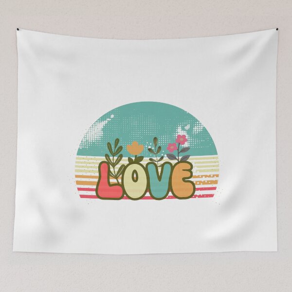 Item preview, Love Retro Floral designed and sold by TheMysticNook.
