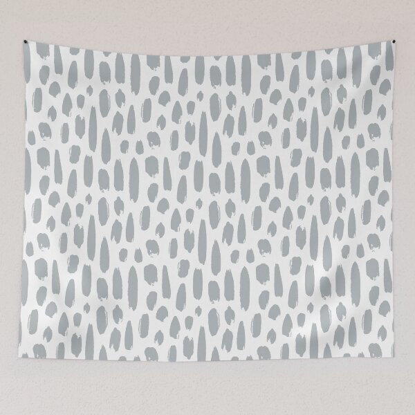 Item preview, Abstract Brushstroke Pattern in Grey designed and sold by namibear.