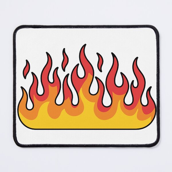 Artikelvorschau, Flammenrand, Stilisierte Feuerkunst entworfen und verkauft von theartfulaspie.