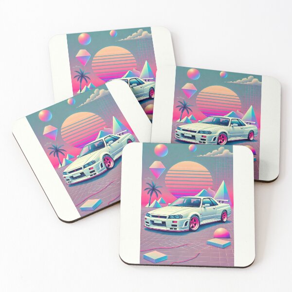 Item preview, R34 GTR Retro Aesthetic  designed and sold by TheArtOfCar.