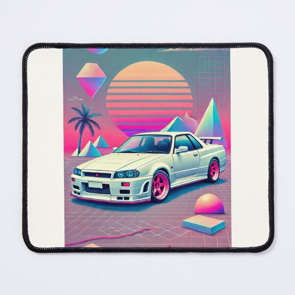 Item preview, R34 GTR Retro Aesthetic designed and sold by TheArtOfCar.