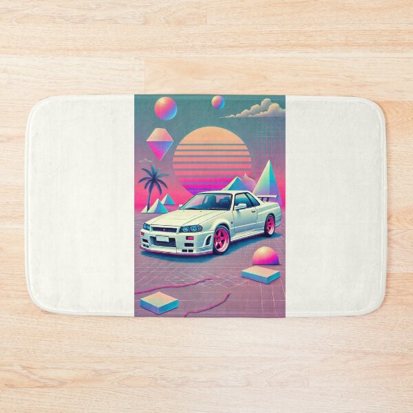 Item preview, R34 GTR Retro Aesthetic  designed and sold by TheArtOfCar.