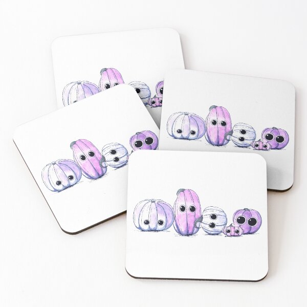 Item preview, Purple Pumpkins designed and sold by ThreeRavenArt.