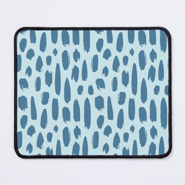 Item preview, Abstract Brushstroke Pattern in Nordic Blue designed and sold by namibear.