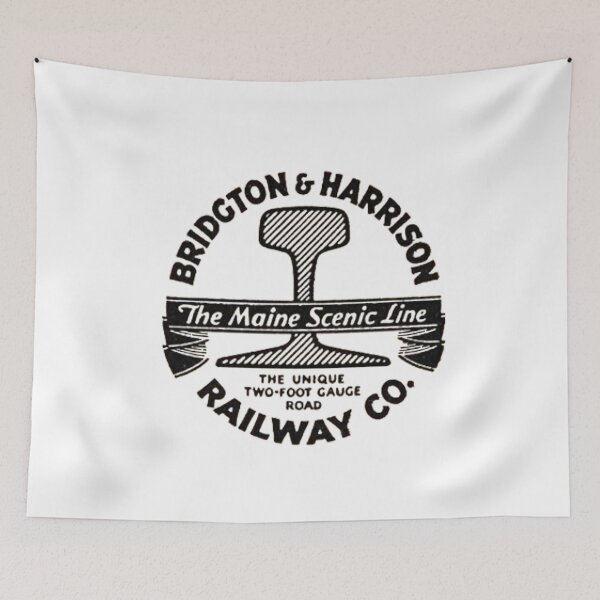 Item preview, Vintage Bridgton and Harrison Narrow Gauge Railway - The Maine Scenic Line designed and sold by QuayTradingCo.