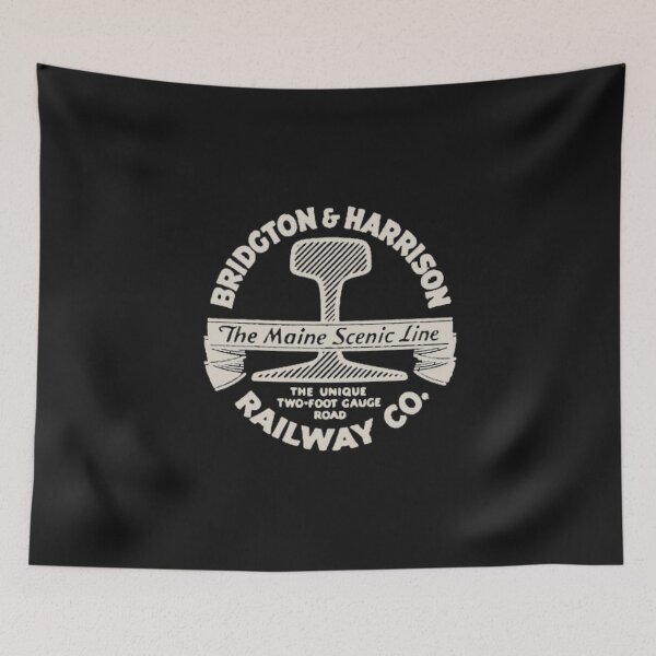 Item preview, Vintage Bridgton and Harrison Narrow Gauge Railway - The Maine Scenic Line designed and sold by QuayTradingCo.
