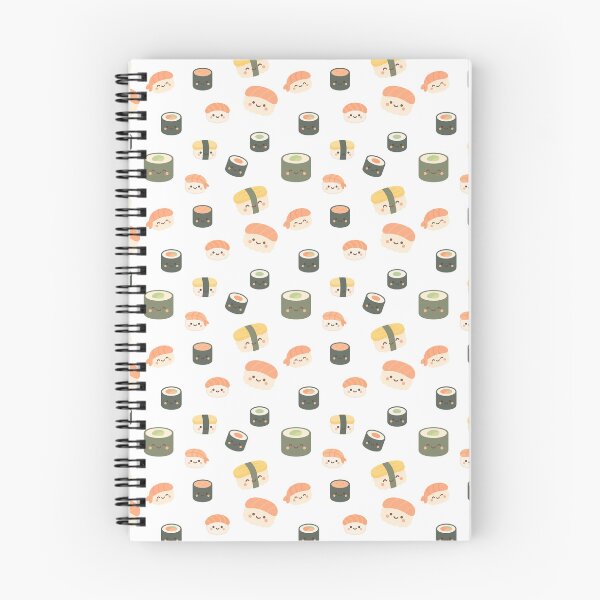 Item preview, Cute Sushi Pattern – Kawaii Japanese Food Illustration designed and sold by GinColorist.