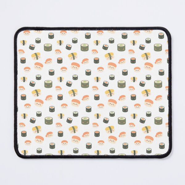 Item preview, Cute Sushi Pattern – Kawaii Japanese Food Illustration designed and sold by GinColorist.