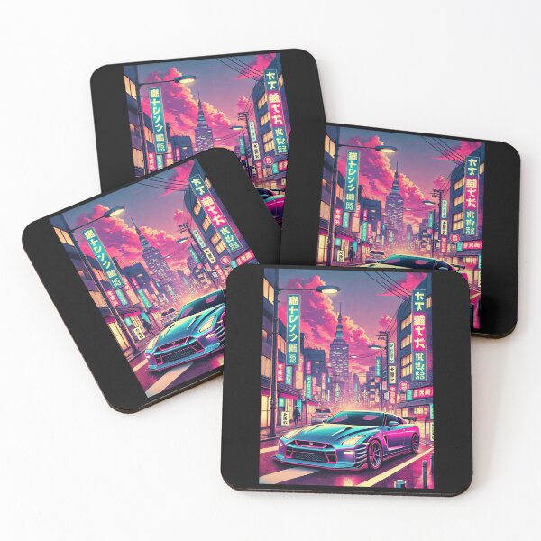 Item preview, Paisaje urbano japonés del R35 GT-R designed and sold by TheArtOfCar.