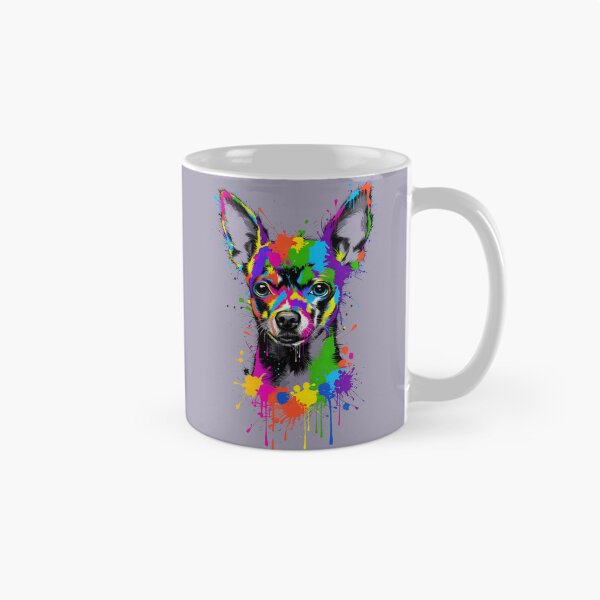 Item preview, Chihuahua Paint Splatter designed and sold by AI-Syn-Pro.
