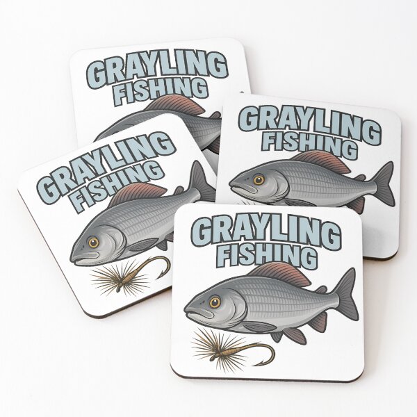 Item preview, Grayling Fishing Fly fishing graphic design designed and sold by MPAlex.
