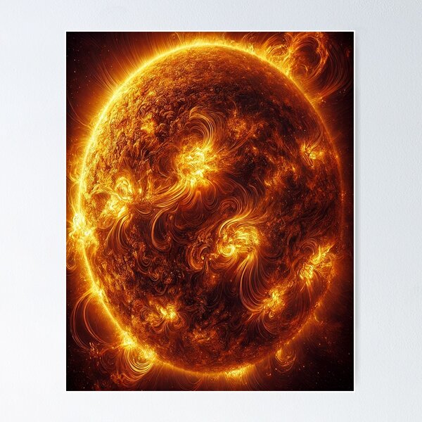 Item preview, Inferno – The Sun Up Close designed and sold by GalenaDeco.
