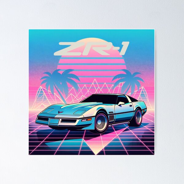 Item preview, Corvette C4 Nostalgia Wave  designed and sold by TheArtOfCar.