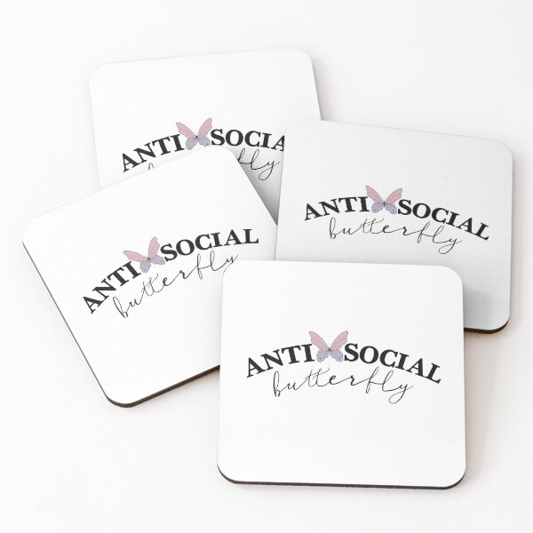 Item preview, Anti Social Butterfly  designed and sold by witchlingart.
