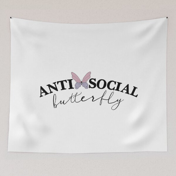 Item preview, Anti Social Butterfly  designed and sold by witchlingart.