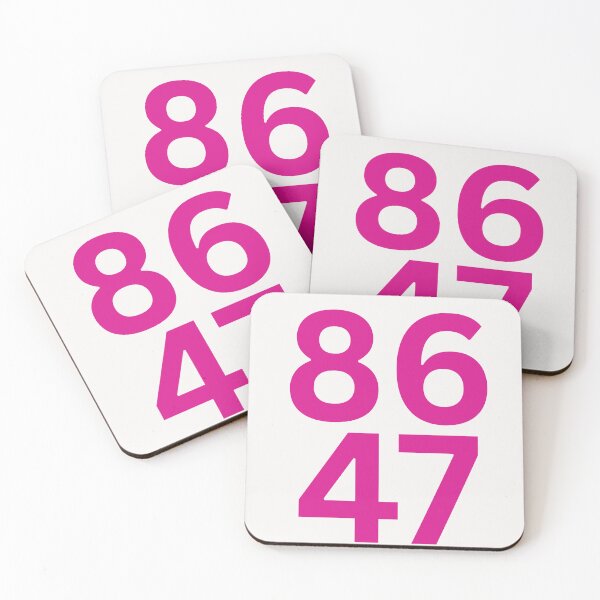 Item preview, 8647 Anti Trump pink designed and sold by Minimalismat.