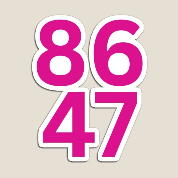 Item preview, 8647 Anti Trump pink designed and sold by Minimalismat.