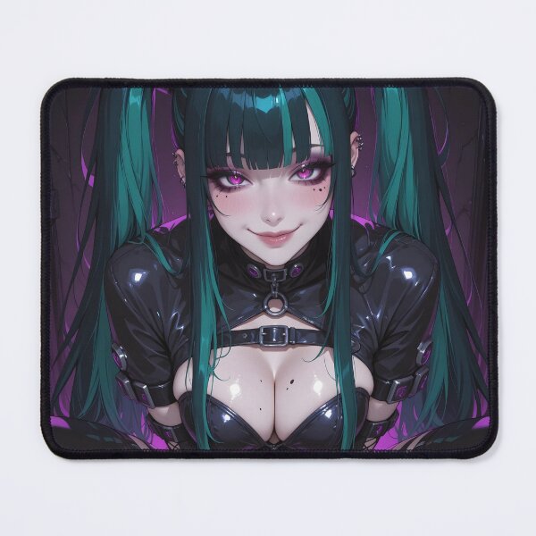 Item preview, Anime waifu cyberpunk digital art 3 designed and sold by Planet Utoppia.