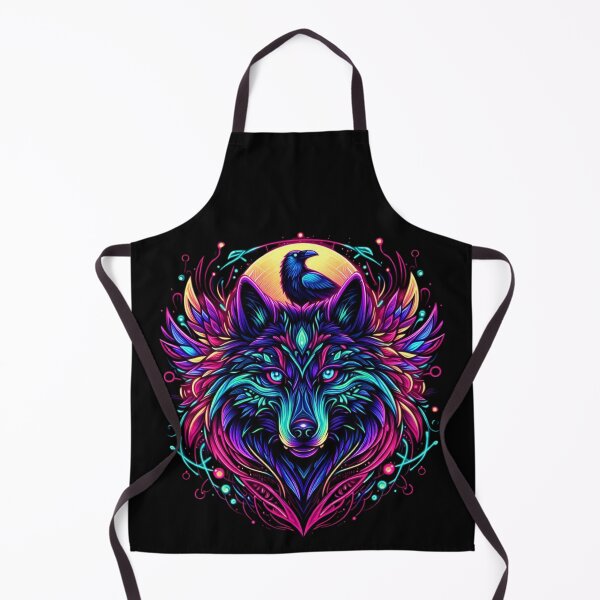 Item preview, Neon Puzzle Animal Fusion | Cyberpunk Glow Art designed and sold by WakeUpYourBrain.