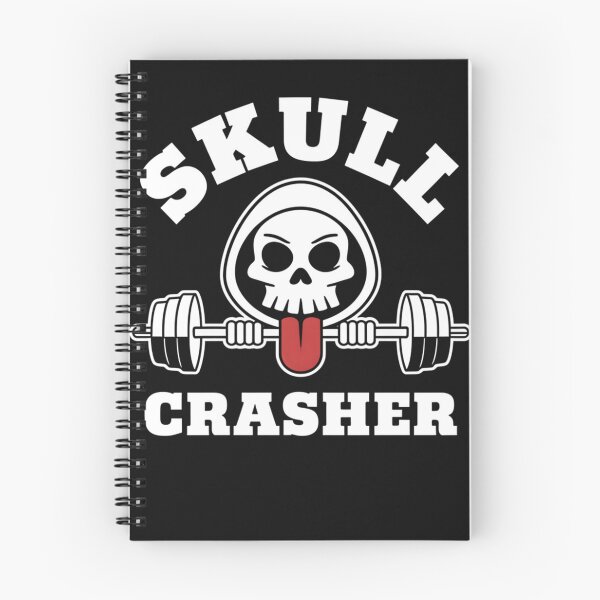Item preview, Skull Gym Fitness Motivation Weightlifting Barbell Men Boys designed and sold by clothesy7.