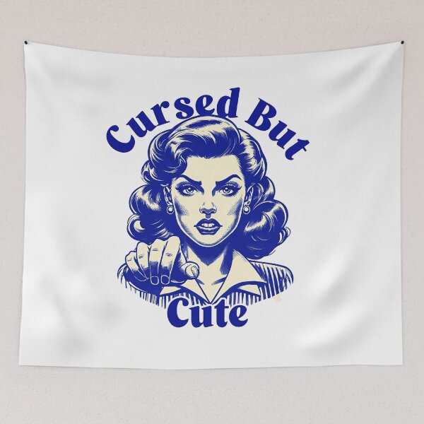 Item preview, Cursed but Cute designed and sold by ToobyDesigns.