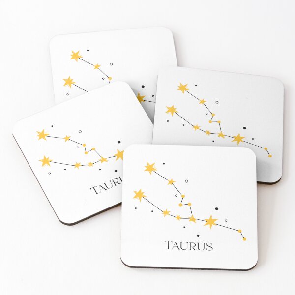 Item preview, Taurus Zodiac Sign, Constellation, Cute Stars Print designed and sold by AnnaVioletStore.