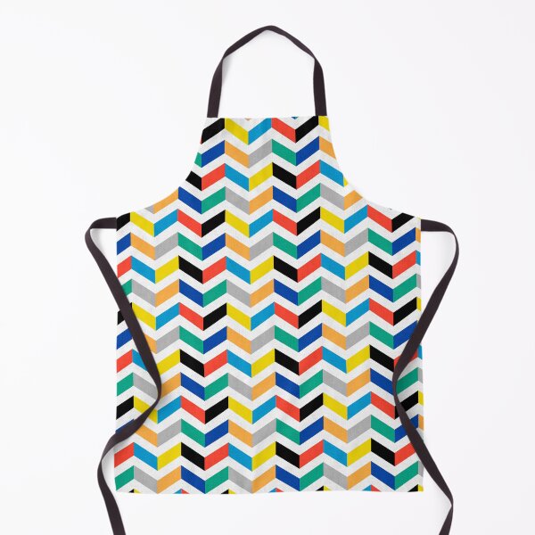 Item preview, Linen Textured Multicolored Horizontal Zig Zag Pattern designed and sold by QuestingPixel.