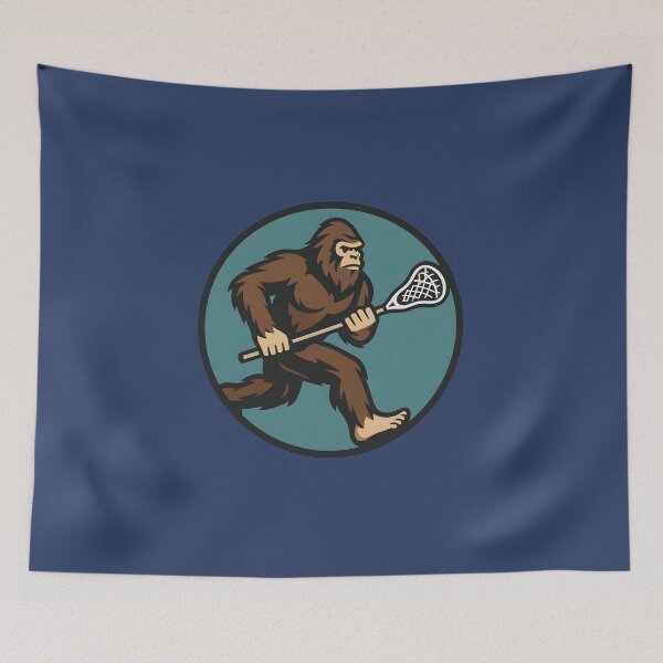 Item preview, Bigfoot Lacrosse Legend Sticker – Sasquatch’s Secret Sport Mode Unleashed designed and sold by WAUZ.