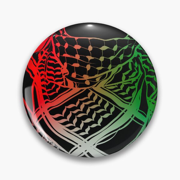 Item preview, Palestinian Keffiyeh - Red, Black, Green, White designed and sold by Iyad Ghanim.