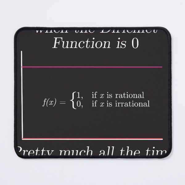 Item preview, Dirichlet's student, white writing designed and sold by Galois-Stomach.