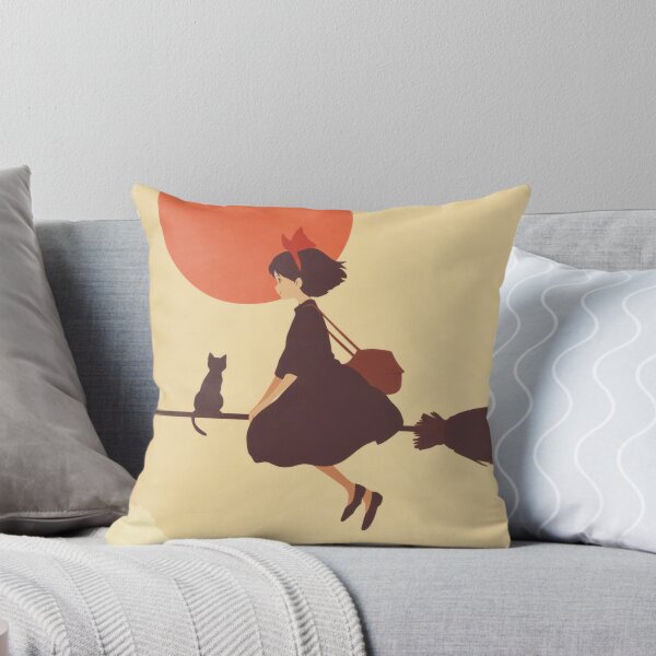 Item preview, Minimalist Flying Witch and Her Cat designed and sold by lostinpixels.