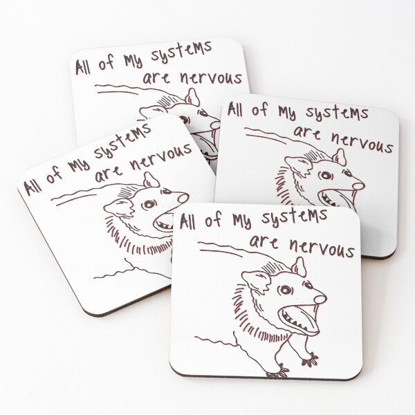 Item preview, All of My Systems are Nervous  designed and sold by KatySouders.
