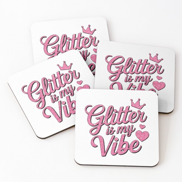 Item preview, Glitter Is My Vibe! Pink Glitter designed and sold by PMCreative.