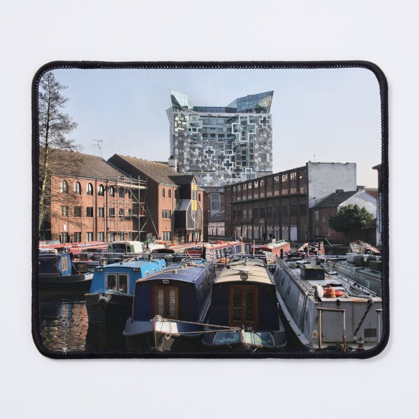 Item preview, View of the Cube from Regency Wharf designed and sold by Rachel J Bowler.