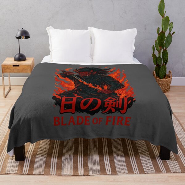 Item preview, Blade of Fire – Oni Samurai Warrior Art designed and sold by Ironzoulz.