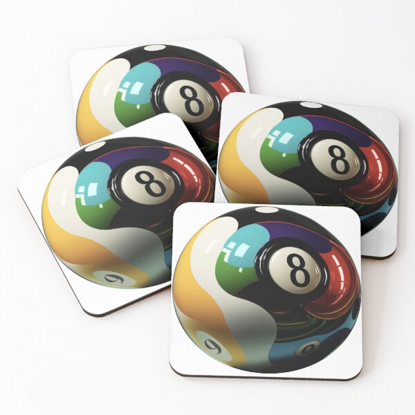 Item preview, Melted Eight Ball – Surreal Pool Ball Art designed and sold by Cranky Daddy.